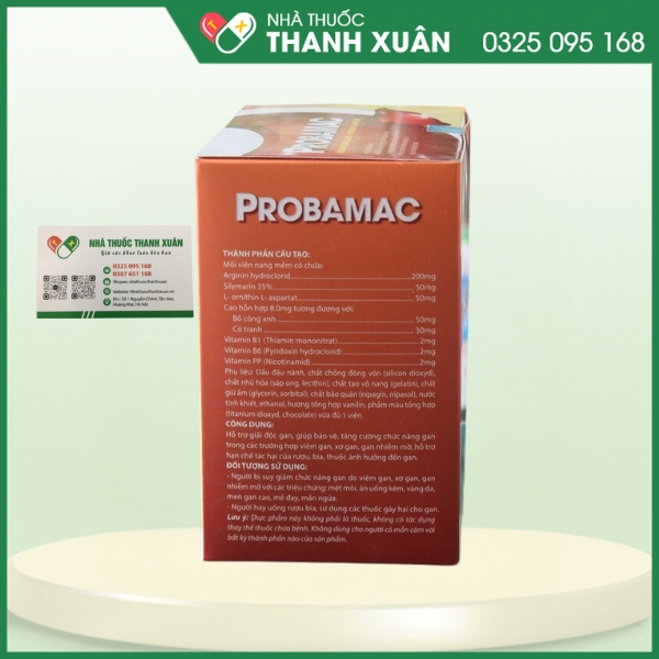 PROBAMAC - Hỗ trợ bảo vệ gan, mát gan, giải độc gan